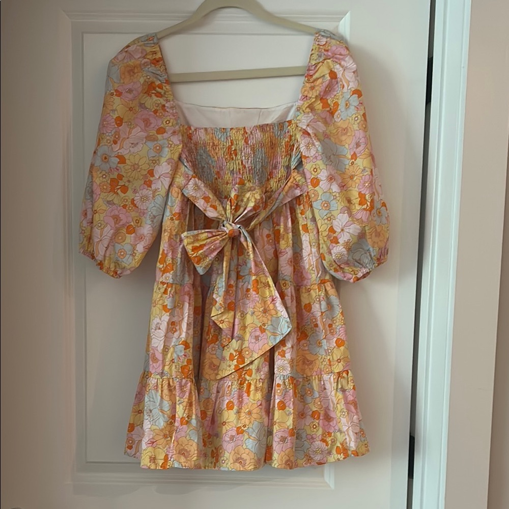 NWT Karlie floral London poplin dress - Picture 3 of 7